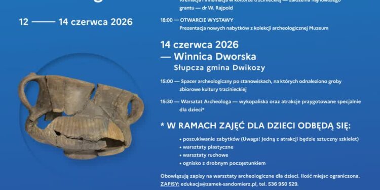 Sandomierz: Europejskie Dni Archeologii w Muzeum Zamkowym
