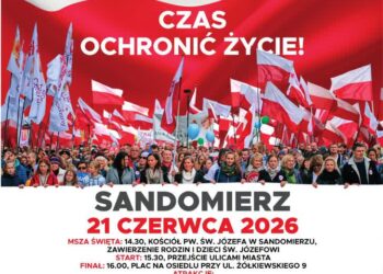 Sandomierz: Marsz dla Życia i Rodziny w niedziele przejdzie przez miasto