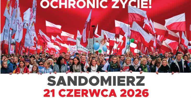 Sandomierz: Marsz dla Życia i Rodziny w niedziele przejdzie przez miasto