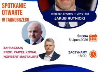 Tarnobrzeg. Otwarte spotkanie z ministrem sportu Jakubem Rutnickim