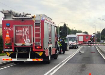 Agatówka: Potrącenie rowerzysty