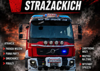 Grębów. Jubileuszowy V Zlot Samochodów Strażackich
