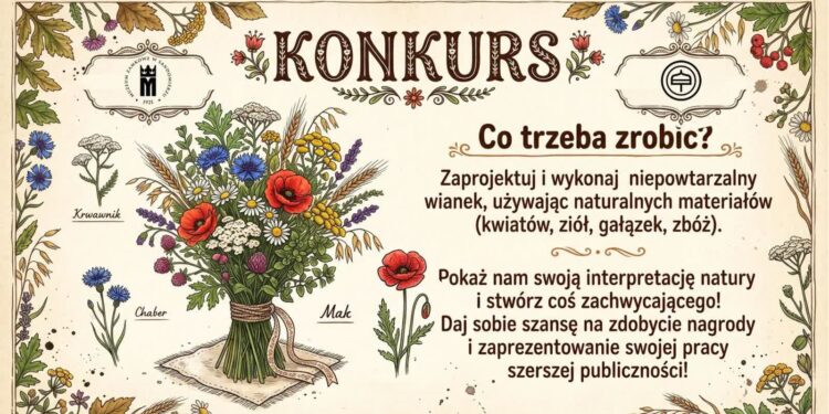Sandomierz: Muzeum Zamkowe szuka młodych talentów florystycznych. Ruszył konkurs „Wianek Natury”