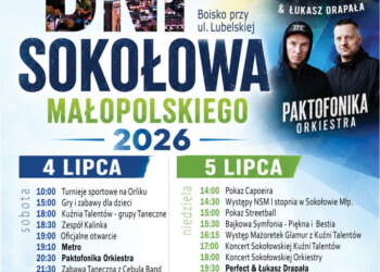 Mielec/Region: Paktofonika Orkiestra i Perfect z Łukaszem Drapałą gwiazdami Dni Sokołowa 2026