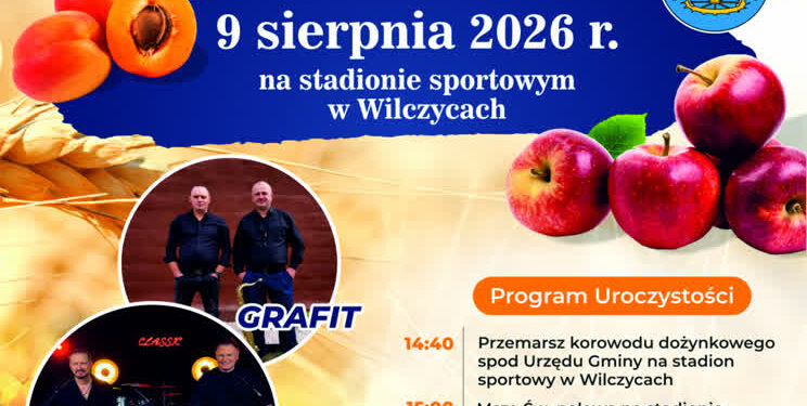 Wilczyce: XX Gminne Święto Plonów w Wilczycach 9 sierpnia