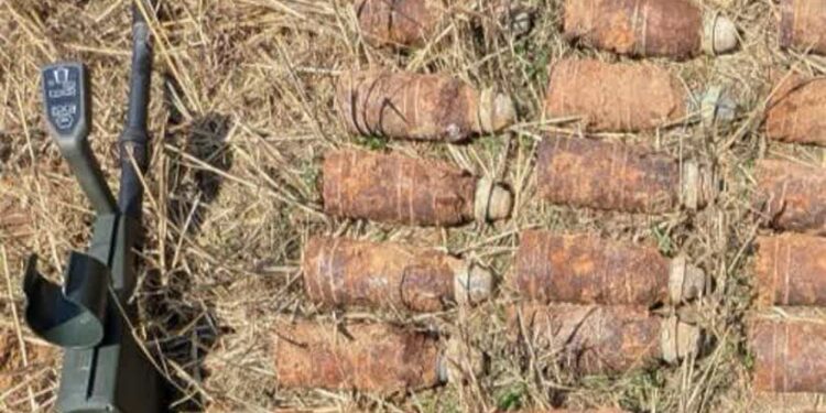 Kępie Zaleszańskie: Ziemia skrywała ponad 50 pocisków