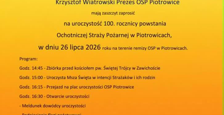 Zawichost: 100-lecie OSP Piotrowice