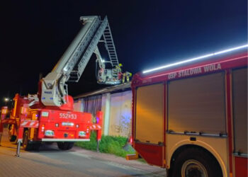 Stalowa Wola: Po kolejnej nawałnicy strażacy do późnych godzin nocnych usuwali jej skutki