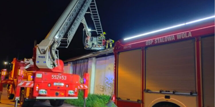 Stalowa Wola: Po kolejnej nawałnicy strażacy do późnych godzin nocnych usuwali jej skutki