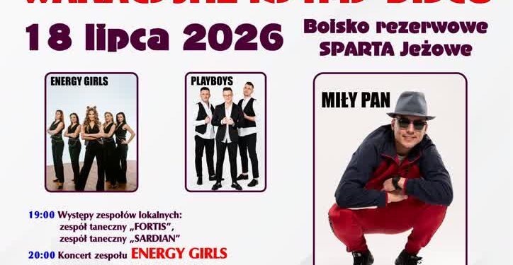 Jeżowe. Wakacjonalia 2026 – Dni Gminy