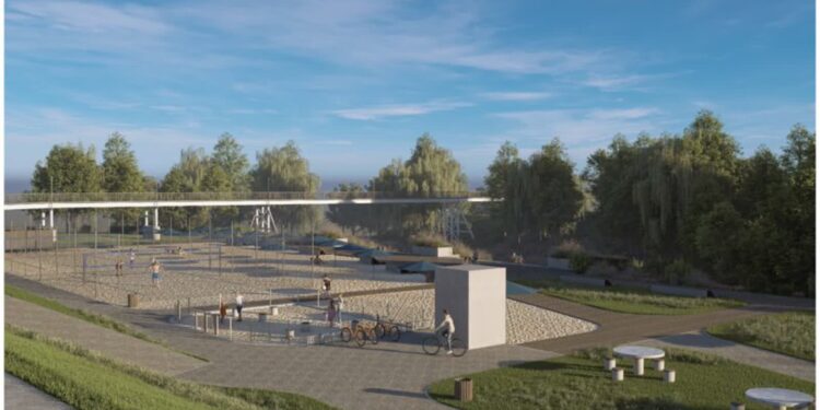 Mielec: Wybrano koncepcję miejskiej plaży nad Wisłoką