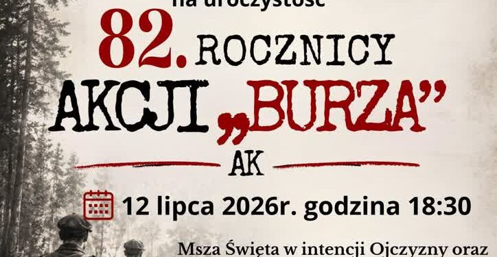 Łoniów: 82. rocznicy Akcji „Burza” Armii Krajowej – 12 lipca godz. 18 30