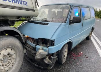 Piaseczno: Poranne zdarznie na DK9 – jedna osoba trafiła do szpitala