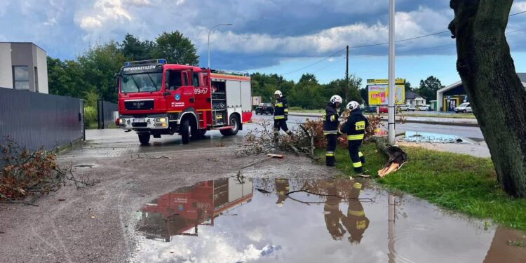 Tarnobrzeg. Interwencje strażaków.