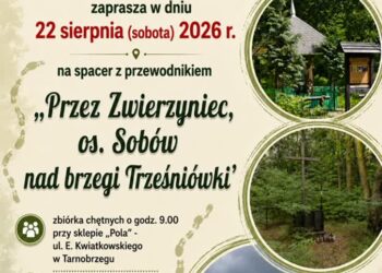 Tarnobrzeg. Przez Zwierzyniec, Sobów i nad Trześniówkę