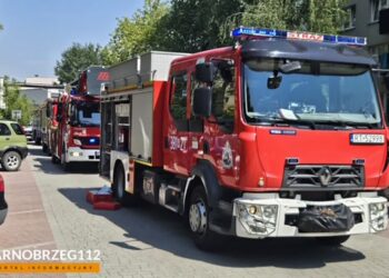 Tarnobrzeg. Pożar w bloku przy ulicy Bolesława Prusa