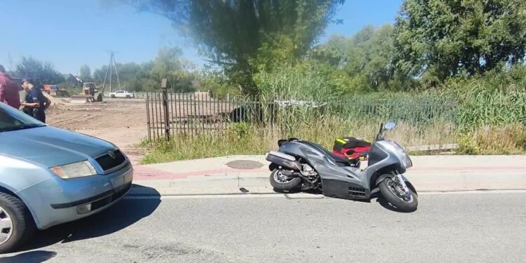 Gorzyce: Motocyklista i jego córka w szpitalu