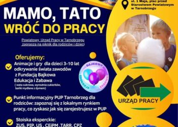 Tarnobrzeg. „Mamo, tato – wróć do pracy”. Piknik przed starostwem