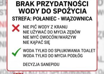 Połaniec. Komunikat o jakości wody dla mieszkańców.