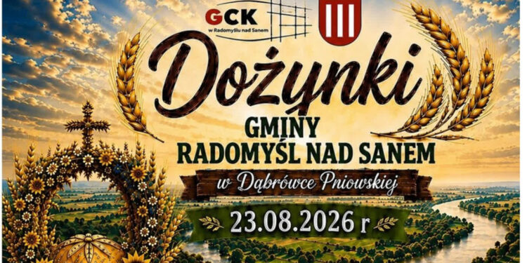 Radomyśl nad Sanem: Już w tę niedzielę Dożynki Gminne w Dąbrówce Pniowskiej z Kordianem i TechnoFolk