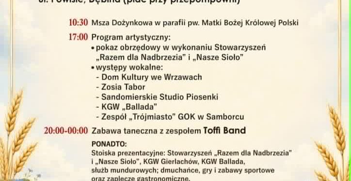 Sandomierz. Dożynki Miejskie 2026