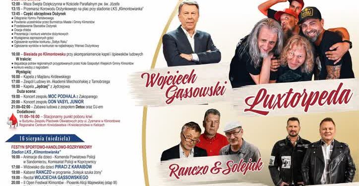 Klimontów: Trzy dni pełne tradycji i muzyki – XXVIII Jarmark na św. Jacka