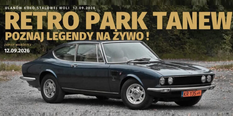 Ulanów: Klasyki motoryzacji zjadą nad Tanew. Zbliża się Retro Park Tanew