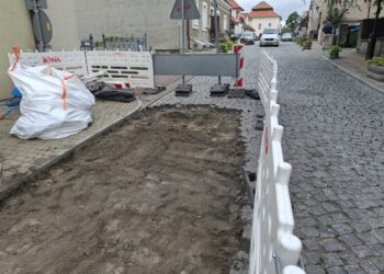 Sandomierz. Rozpoczął się remont ulicy Żydowskiej. Są utrudnienia w ruchu