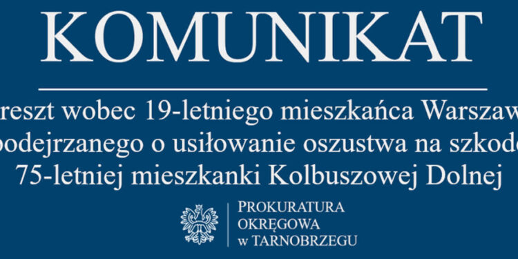 Kolbuszowa: Podszywał się pod lekarza i pracownika NFZ. 19-latek aresztowany