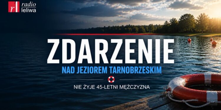 Tarnobrzeg. Tragedia nad Jeziorem Tarnobrzeskim. Nie żyje 45-latek