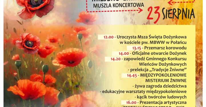 Połaniec: Dożynki Miejsko-Gminne – tradycja, muzyka i wspólne świętowanie