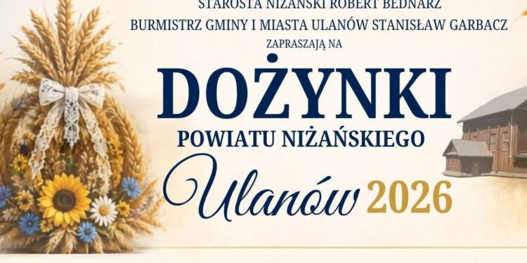 Ulanów: W tę niedzielę Dożynki Powiatu Niżańskiego z Zenkiem Martyniukiem i Cleo