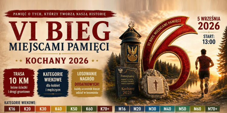 Jastkowice, Kochany: W sobotę VI Biegu Miejscami Pamięci. Zapisy trwają