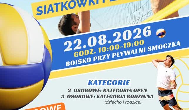 Mielec. Charytatywny Turniej Siatkówki Plażowej.