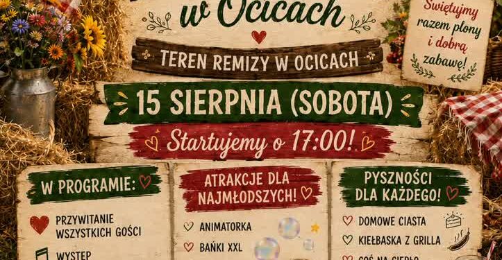Tarnobrzeg: Dożynki w Ocicach – wspólne świętowanie już 15 sierpnia