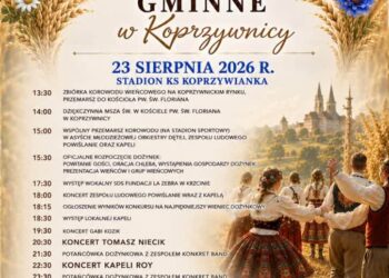 Koprzywnica: Muzyka, tradycja i zabawa. Dożynki 2026