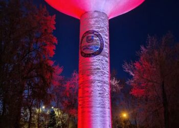 Tarnobrzeg. Iluminacja „grzyba” pod lupą radnego. Padły pytania o koszty i finansowanie