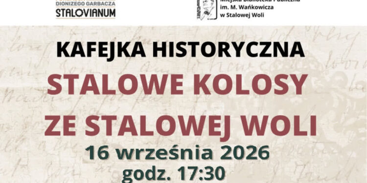 Stalowa Wola: Wracają spotkania w Kafejce Historycznej