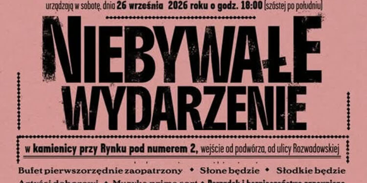 Stalowa Wola: Już w tę sobotę NIEBYWAŁE WYDARZENIE w Rozwadowie