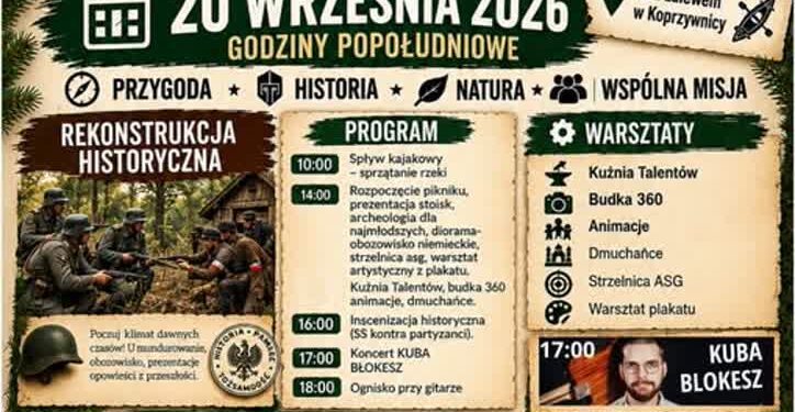 Koprzywnica: Historyczna przygoda w Koprzywnicy. Wielki piknik nad zalewem