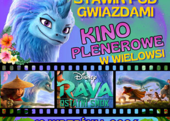 Tarnobrzeg. Kino plenerowe w Wielowsi.