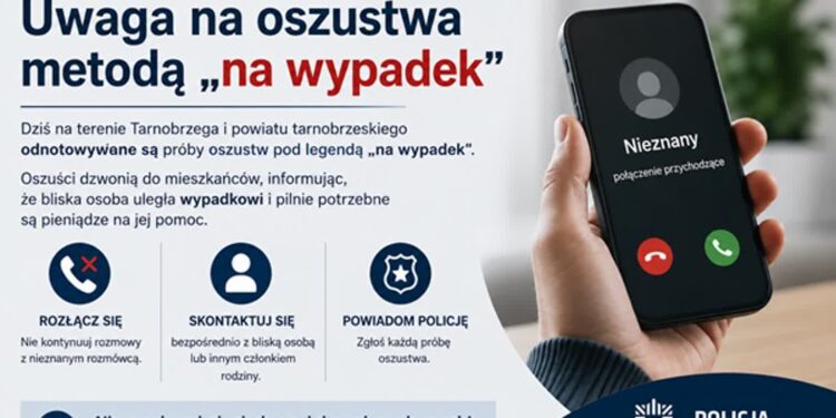 Tarnobrzeg. Oszuści wykorzystują strach o bliskich