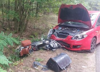 Gmina Baranów Sandomierski. Śmiertelny wypadek w Knapach. Nie żyje 73-letni motocyklista