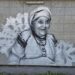 Tarnobrzeg. Mural Marii Kozłowej odtworzony. Artysta naprawił dzieło zniszczone przez wandala