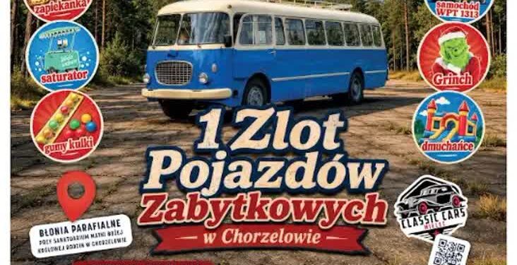Mielec: 1. Zlot Pojazdów Zabytkowych w Chorzelowie