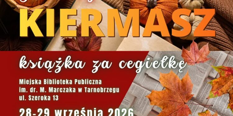 Tarnobrzeg. Kiermasz „Książka za cegiełkę”