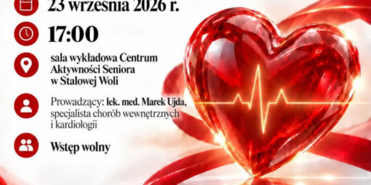 Stalowa Wola: Serce nie zawsze ostrzega – przyjdź na spotkanie z kardiologiem