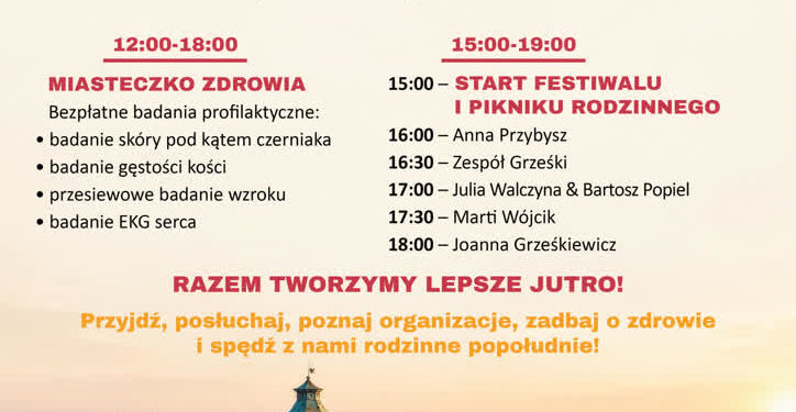 Sandomierz: XI Festiwal Organizacji Pożytku Publicznego oraz XV Piknik Rodzinny