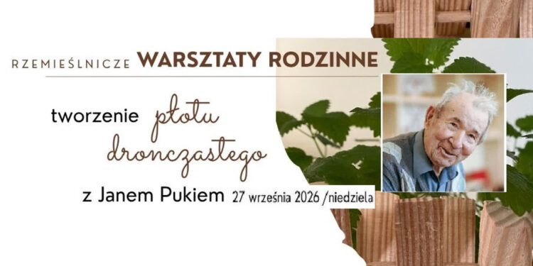 Stalowa Wola: W tę niedzielę w MDK rodzinne warsztaty z Janem Pukiem