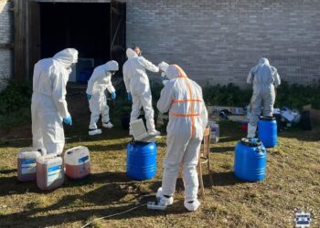 Opatów. Narkotykowe laboratorium zlikwidowane w gminie Sadowie.